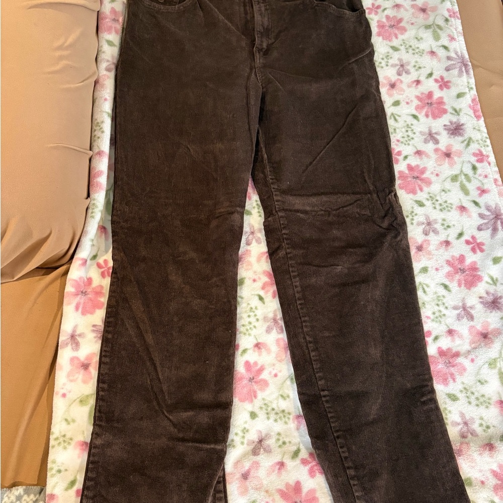 Gloria Vanderbilt Brown Straight Leg Jeans